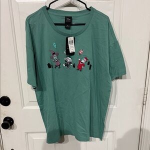 Disney Embroidery Nightmare Before Christmas Character T-Shirt
